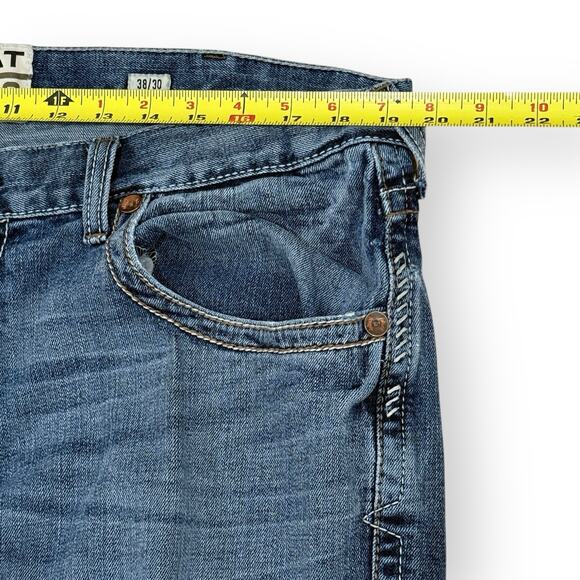 Ariat Men’s M5 Jeans Stillwell Straight Fit Leg 38/30 Embroidered Fargo Wash - Picture 13 of 15